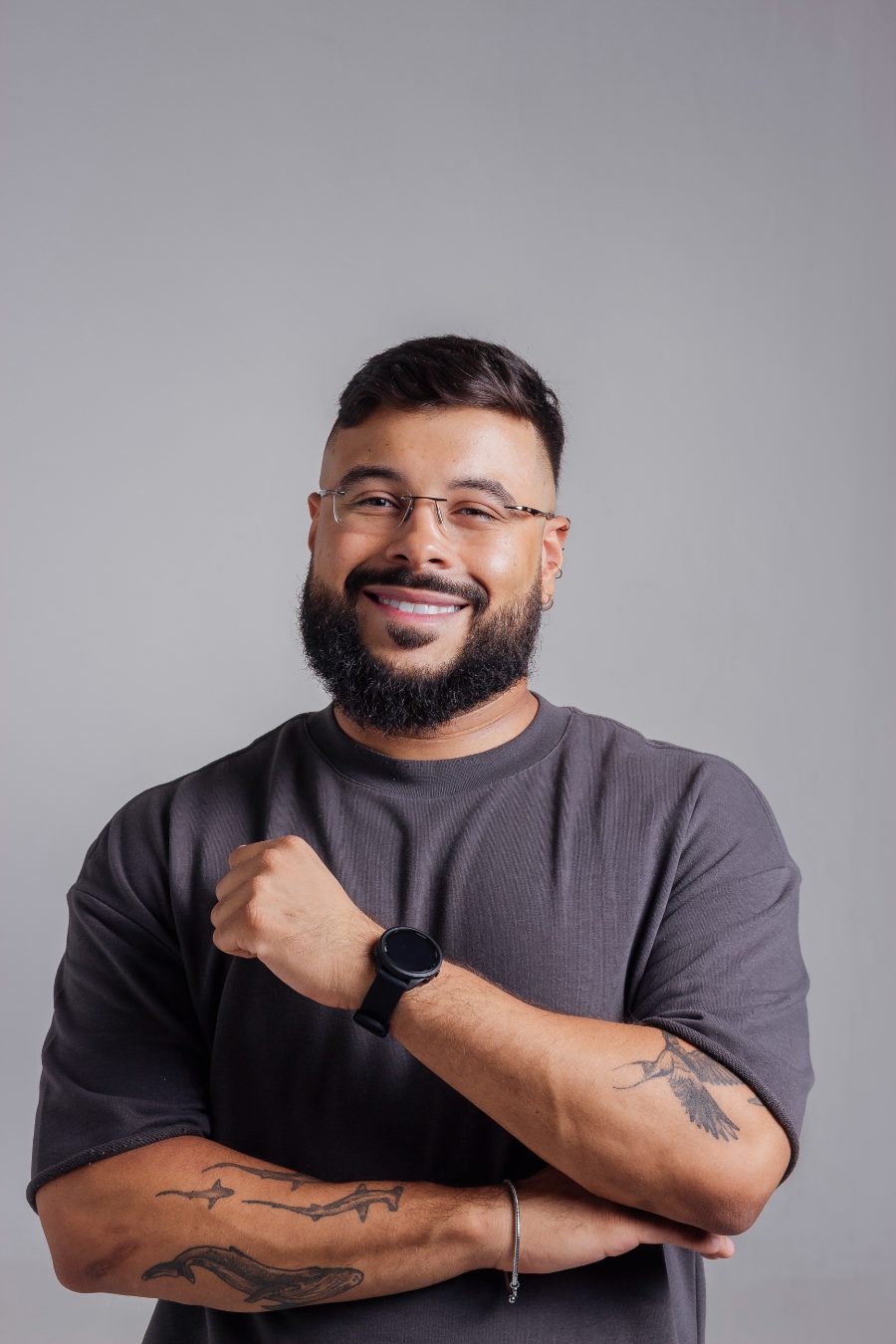Anderson V. V. Silva, psicólogo, sorrindo